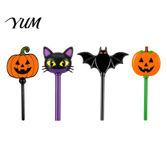 Black Cat Card Wand Halloween Tap to Pay Wand, Cute Pumpkin Bat Holder Shaped Credit Holder, Novelty Contactless Payment Stick Lightweight