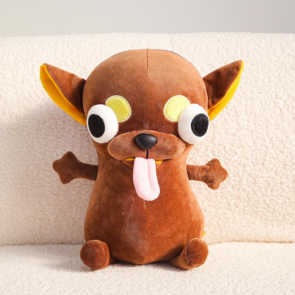 Плюшевая игрушка Чихуахуа из очень мягкого короткого плюша. Подарок и предмет коллекционирования для детей.