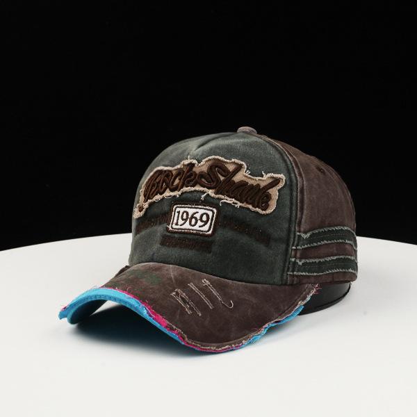 Fashion Hat new color matching outdoor men's and women's fashion brand hat cap cowboy street curved brim women's fashion baseball cap