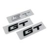 Chrome Black 3D Letters GT ABS Emblem for 5 3 Series 320d E36 320 C 400 650 530 F07 F34 G32 GT Car Trunk Badge Logo Sticker
