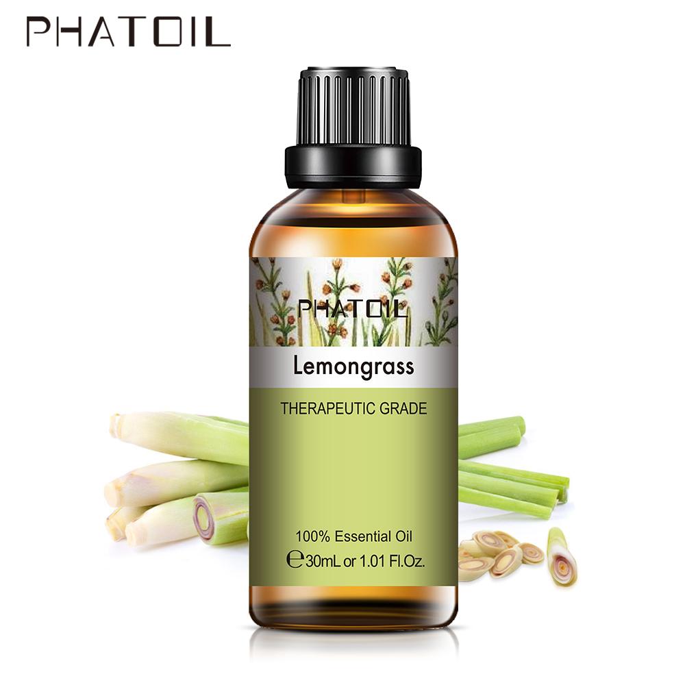 PHATOIL 30ML Eucalyptus Jasmine Rose Essential Oil for Stress Relief Skin Care Lavender Essential Oil for Dry Skin and Irritation Help Sleeping