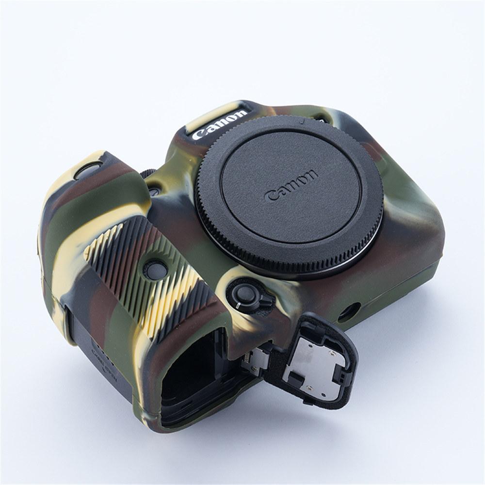 Мягкий силиконовый защитный чехол для корпуса камеры для Canon EOS R5 R5II R6 R6II R7 R8 RP R10 Ударопрочная резиновая накладка