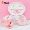 Детский набор посуды Sanrio My Melody: Милые тарелки, миски, ложки и чашки для кормления малыша.