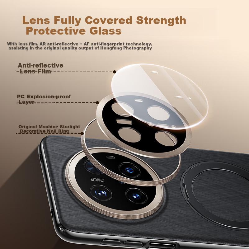 Full Lens Protection | Magnetic Invisible StandCase for Huawei Mate 70 Pro, Mate 70 Pro+ Premium Edition, Ultra-Thin Shockproof Heat Dissipation Trend