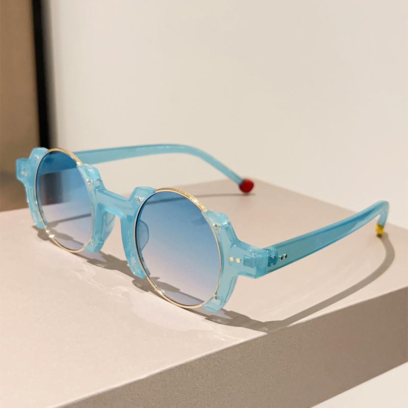 3pcs Fashion Rimless Metal Rectangle Frame Sunglasses Women Gradient Lens Brand Design Sun Glasses Casual Style Eyewear UV400