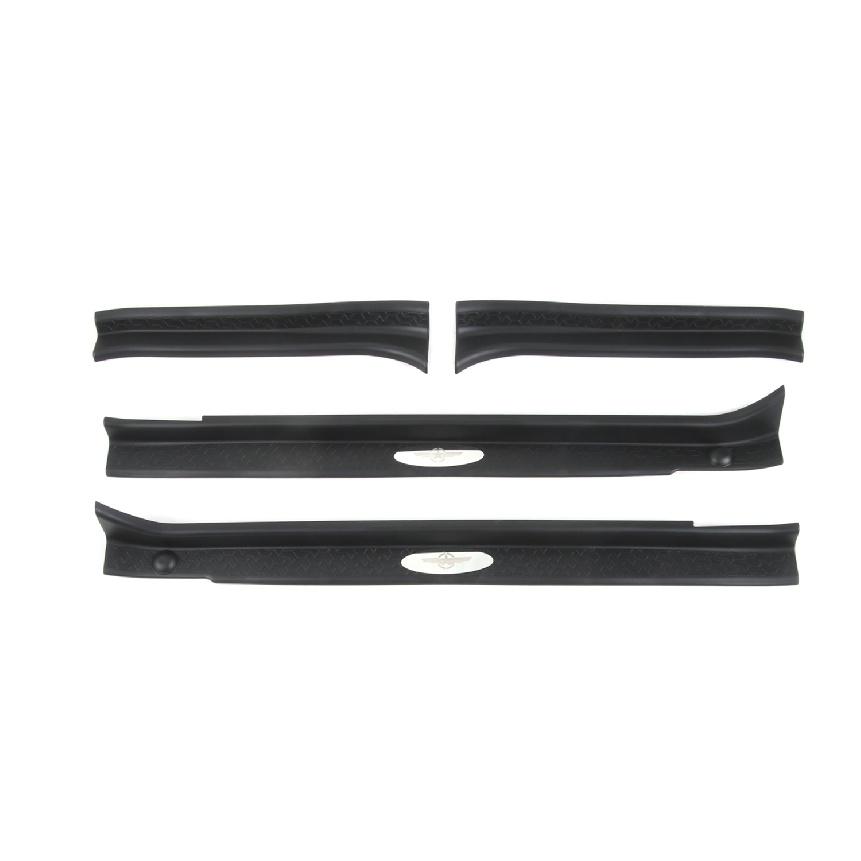 Накладка на порог педали автомобиля для Jeep Wrangler JK 2007-2017, 4-дверный порог, защитная крышка для педали входа