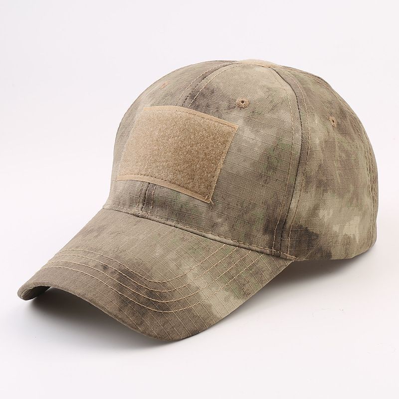 Arrival Camouflage Hat Handsome Military Fans Outdoor Python Baseball Cap Men's Tactical Peaked Cap Military Training for Middle and Large Students