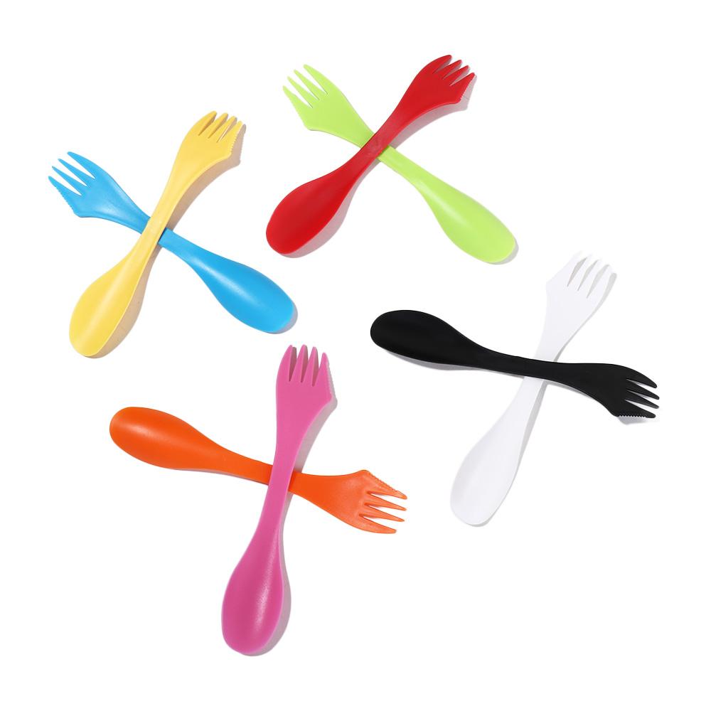 Soup Spoon Western Food Spoon Flatware Plastic Spoon Spoon Fork Spork Bottle Opener Fork