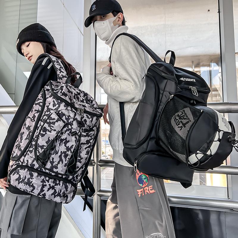 Студенческий мужской рюкзак для уличного спорта, баскетбольная сумка, женский рюкзак контрастного цвета для учеников средней школы