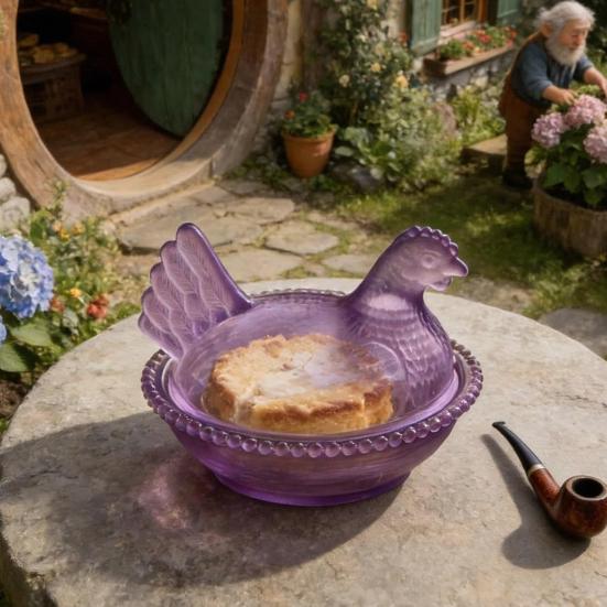 Candy Jar with Lid Chicken Shaped Vintage Decorative Candy Bowl Plastic Hen Nesting Candy Dish Kitchen Candy Organizer