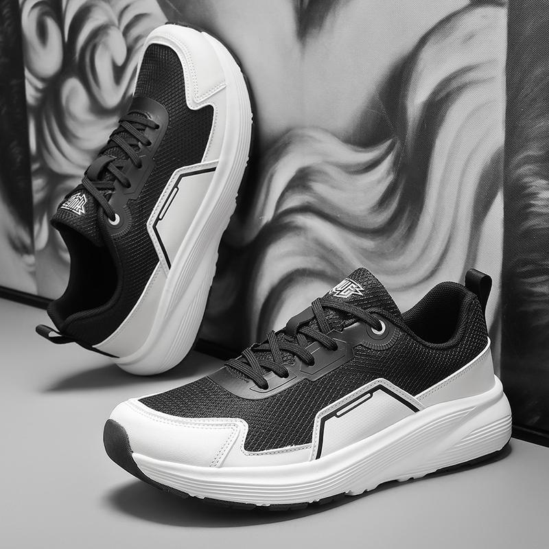 TUINANLE Men'S Wide Toe Walking Shoes Lightweight Non-Slip Walking Tennis Shoes Comfortable Barefoot Sneakers