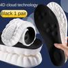 1 пара сверхмягких стелек второго поколения Cloud Insoles, амортизирующие мужские и женские, высокоэластичные, дышащие, впитывающие пот стельки