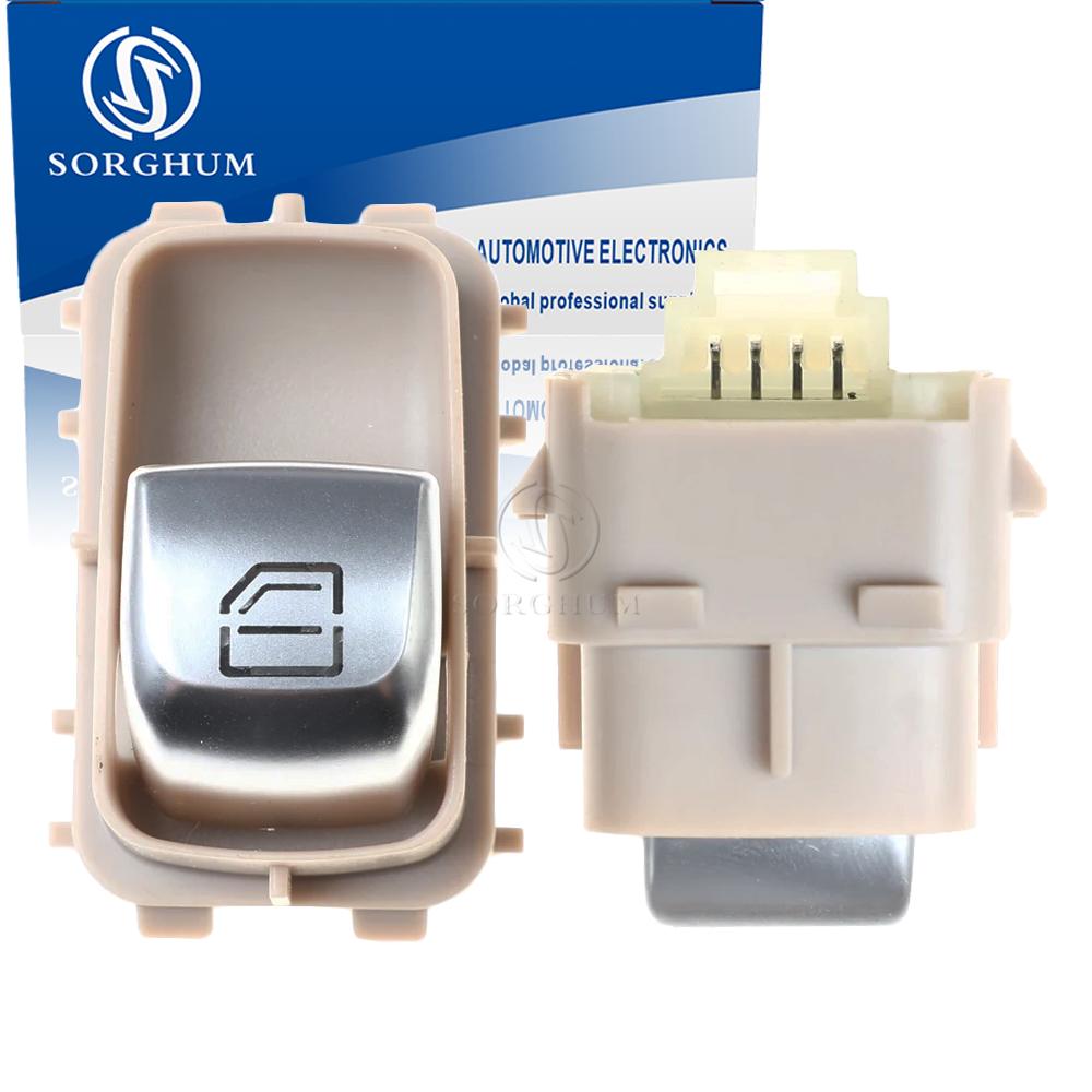 SORGHUM A2139054803 A2229051904 Black Beige Brown Master Window Switch Single Button For Mercedes Benz E Class W213 W222 W447