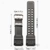 Запасной ремешок для часов из натуральной смолы, подходит для Casio G-Shock Master G Mudmaster GG-100 GWG-100 GSG-100, спортивный браслет