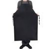 1PC Antifouling Leather Apron Kitchen Fishing Chef Dishwashing Car Wash Oilproof Waterproof