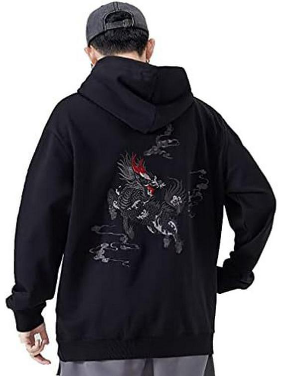 Мужская толстовка Niepce Streetwear с 3D-принтом дракона