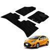Автомобильные коврики Fenice Сделано в Японии Toyota Aqua Волна Остаются на месте Аксессуары Коврики, (для NHP10/NHP10H) (Поздняя модель), Черный, Нескользящий, (Автомобильный магазин)