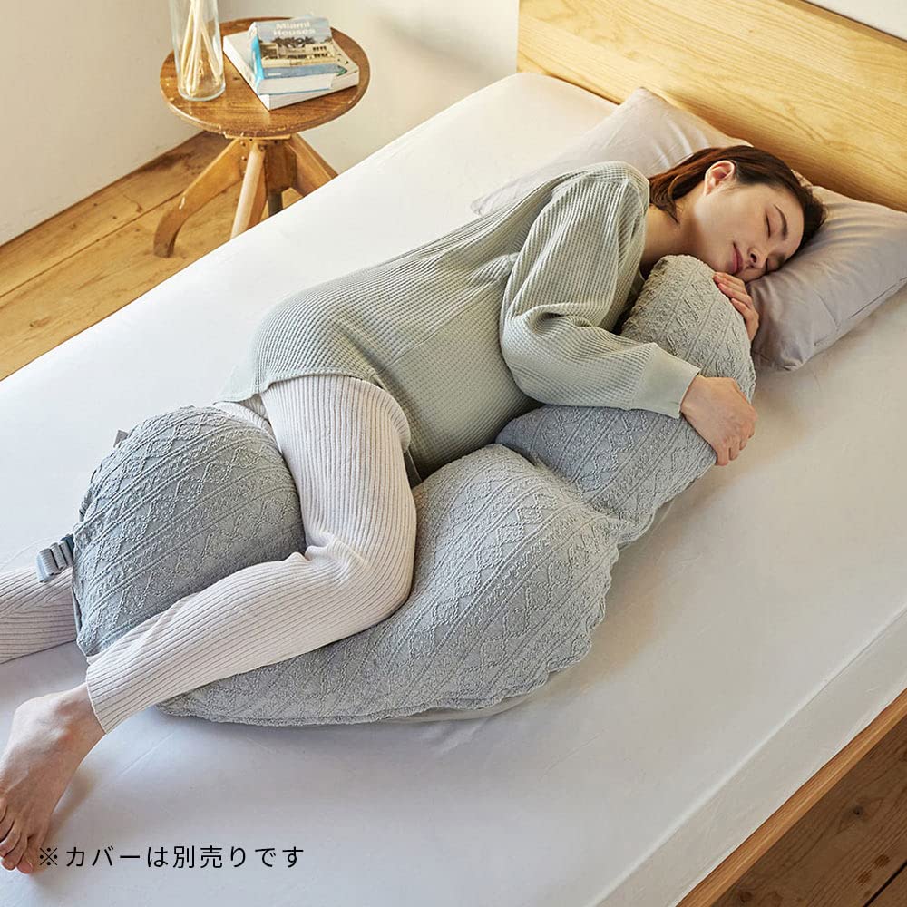 10mois Ficelle Pitatto Fit Cushion Long, Medium, White, 22271007