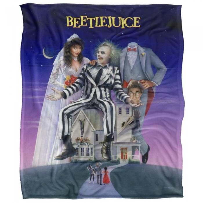 Beetlejuice Silky Poster Supersoft Blanket