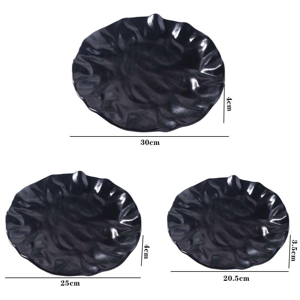 Ceramic Western Cuisine Plate Creative Dessert Tray Kitchen Organizer Steak Plate Snacks