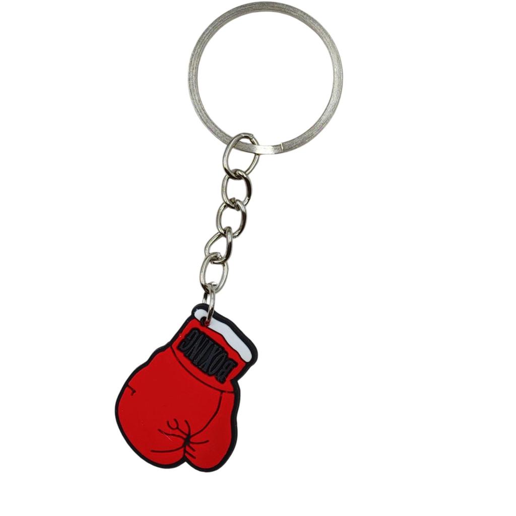 Creative Sports Keychain: Soft PVC Rubber Keyring for Football, Basketball, Volleyball, Rugby Bag Pendant