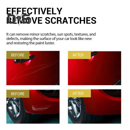 2/3 шт. Паста для ремонта царапин на автомобиле с губкой 100 мл Профессиональный набор для удаления царапин на транспортных средствах Полировочный воск для глубоких царапин