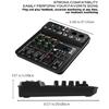RX4Cross-border four-way small mixer for mobile phones and computersAudioMixer256DSPProfessional Effects Processor