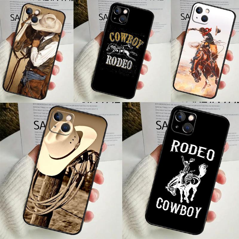 Extreme Sport Rodeo Cowboy Lasso Case For iPhone 14 13 12 11 16 15 Pro Max Mini Cover X XR XS 8 7 14 16 15 Plus Accessories