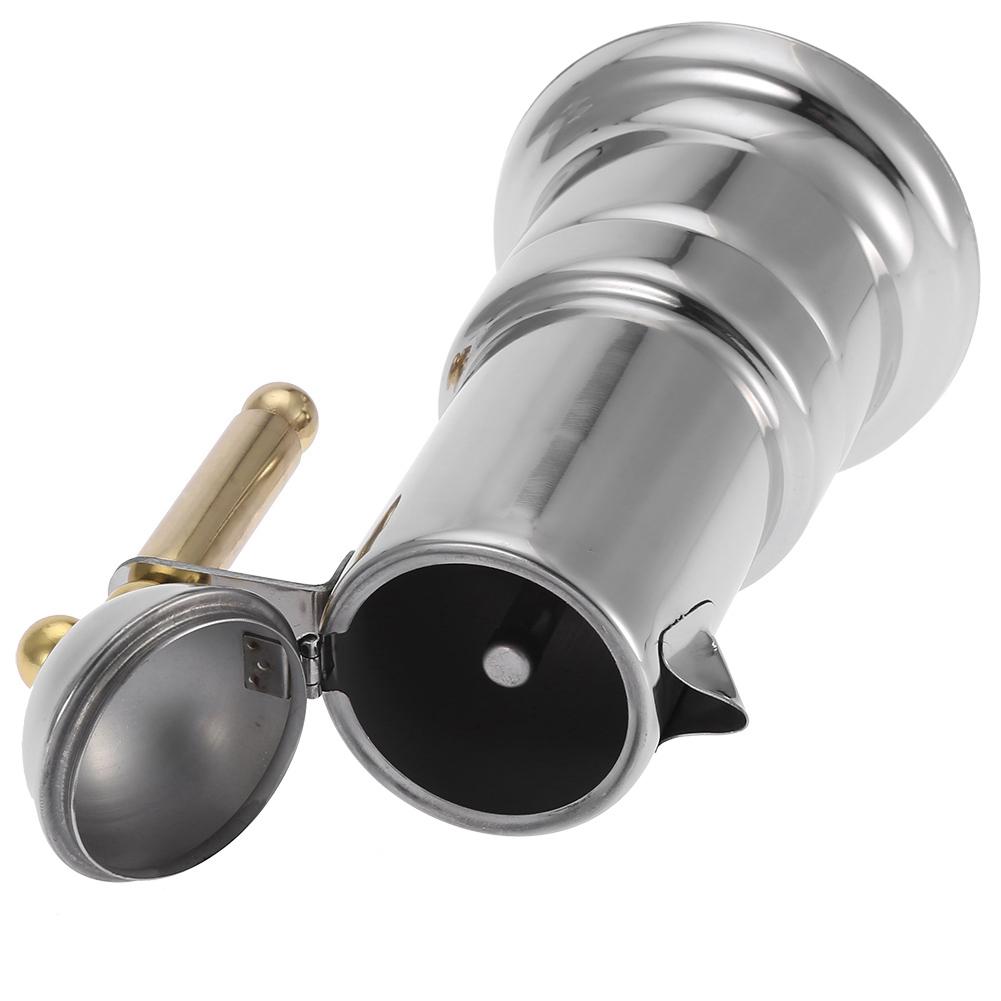 Кофеварка эспрессо Moka Pot из нержавеющей стали с предохранительным клапаном 200 мл