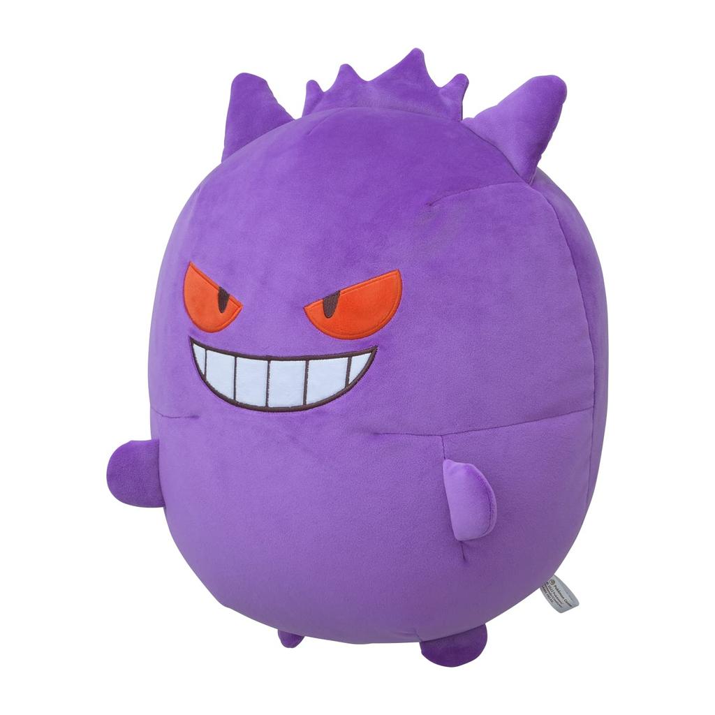 POKEMON Центральная оригинальная плюшевая подушка с бусинами 39 x 35 x x Ш x "Mugyutto Gengar" 32,5 (HD см)