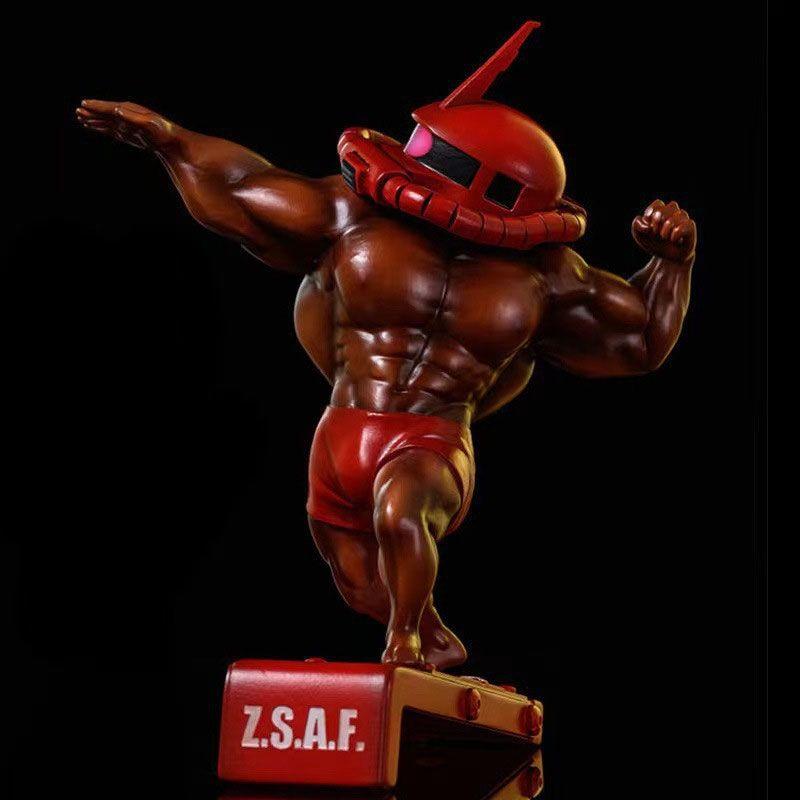 2026 Muscle Up To Hand-made Big Muscle Bully Slag Zhagu Statue Ornaments Gift Luminous Toy Doll Children's Gift