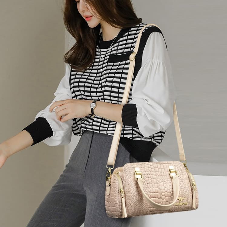 Крокодиловая сумка Boston Hand Crossbody
