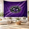 Melbourne Storm Wall Tapestry, Soft Fabric Wall Hanging, Decorative Backdrop For Bedroom Home Wall Art