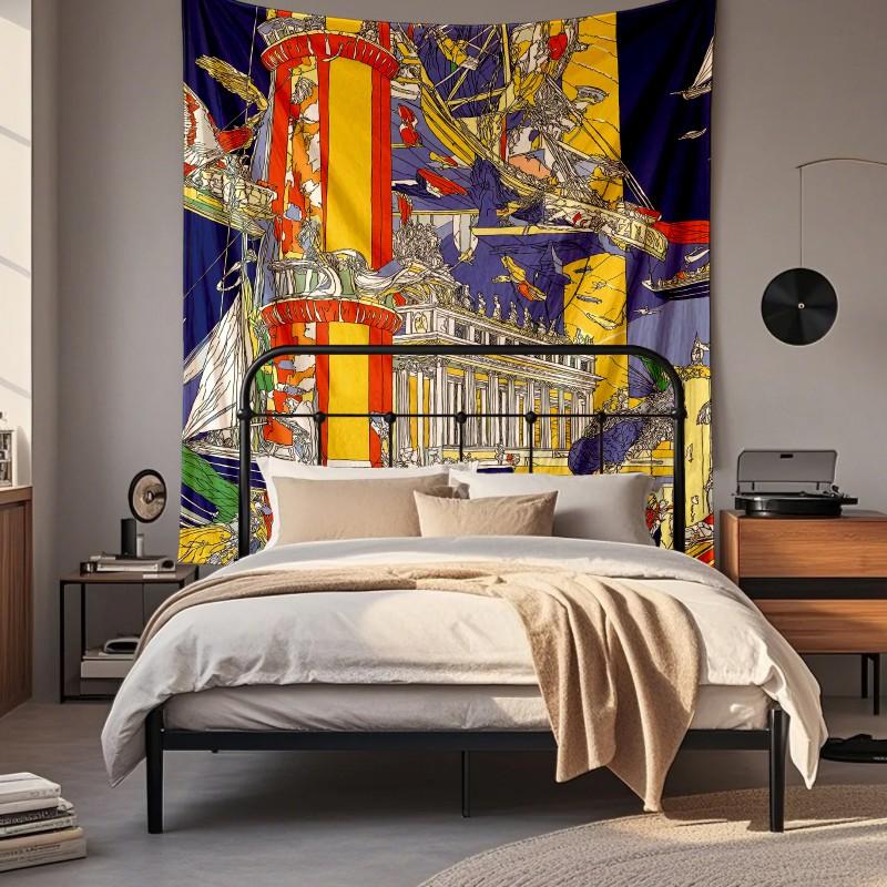 Boho Style Mandala Elephant Tapestry Wall Hanging Living Room Bedroom Decor