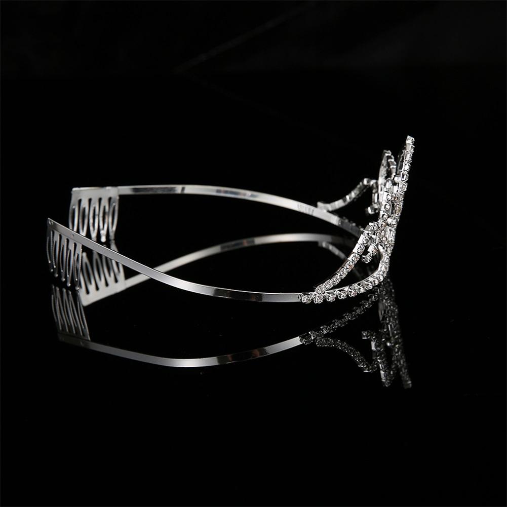 Блестящая женская принцесса свадебная корона свадебный хрустальный венец головной убор украшения для волос аксессуары