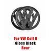 135mm Car Front Grille Badge and 110mm Rear Trunk Emblem Lid Logo Accessories For Volkswagen VW Golf 6 MK6 Accessories 4HNK