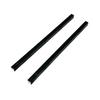 Set of 2 Black Steel Bars, 16x16mm, Length 300-500mm, Yakitori Tekkyu Steel SS400 (Black Steel Bar, 450mm)