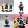 Набор фигурок Demon Slayer Kimetsu No Yaiba с Мицури, Муичиро, Тенгеном, Кёдзюро, Обанаем, Канао, Санеми. Декоративные коллекционные украшения