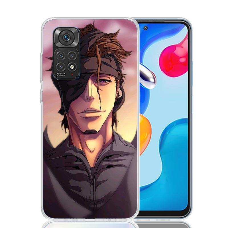 Чехол для телефона Aizen Sousuke Bleach для Xiaomi Redmi Note 15 14 13 12S 12 Pro Plus 11S 11E 11 11T 10S 10 Арт Мягкий Чехол с Рисунком Redm