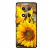 Чехол для Honor X9c X 9 c Цветочки Черный Силикон ТПУ Мягкая Задняя Крышка Для Honor Magic 7 Pro Magic7 5G lite Чехол для Телефона Funda