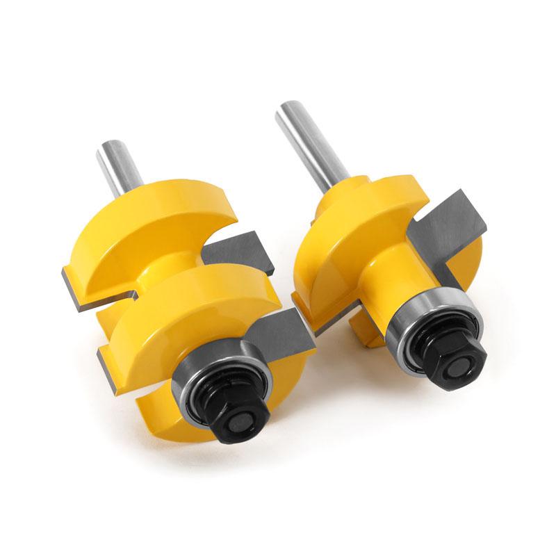 2 шт., набор фрез с большим шпунтом и пазом, набор фрез 8 мм/12 мм/12,7 мм, хвостовик 42 мм, инструмент для резки древесины