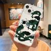 Модный противоударный прозрачный чехол для телефона с драконом для iPhone 14 13 12 11 Pro Max 7 8 Plus X XR XS Max SE 2022, силиконовый чехол Fundas