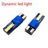 Car Dynamic Led Light A Touch of Blue Reading Bulbs Dimmable Vehicle Lamp Roof Atmosphere Lights