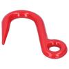 Durable Alloy Steel Safety Hook Red Eye Hook Crane Hook 1T Capacity Alloy Steel Hook Industrial Use