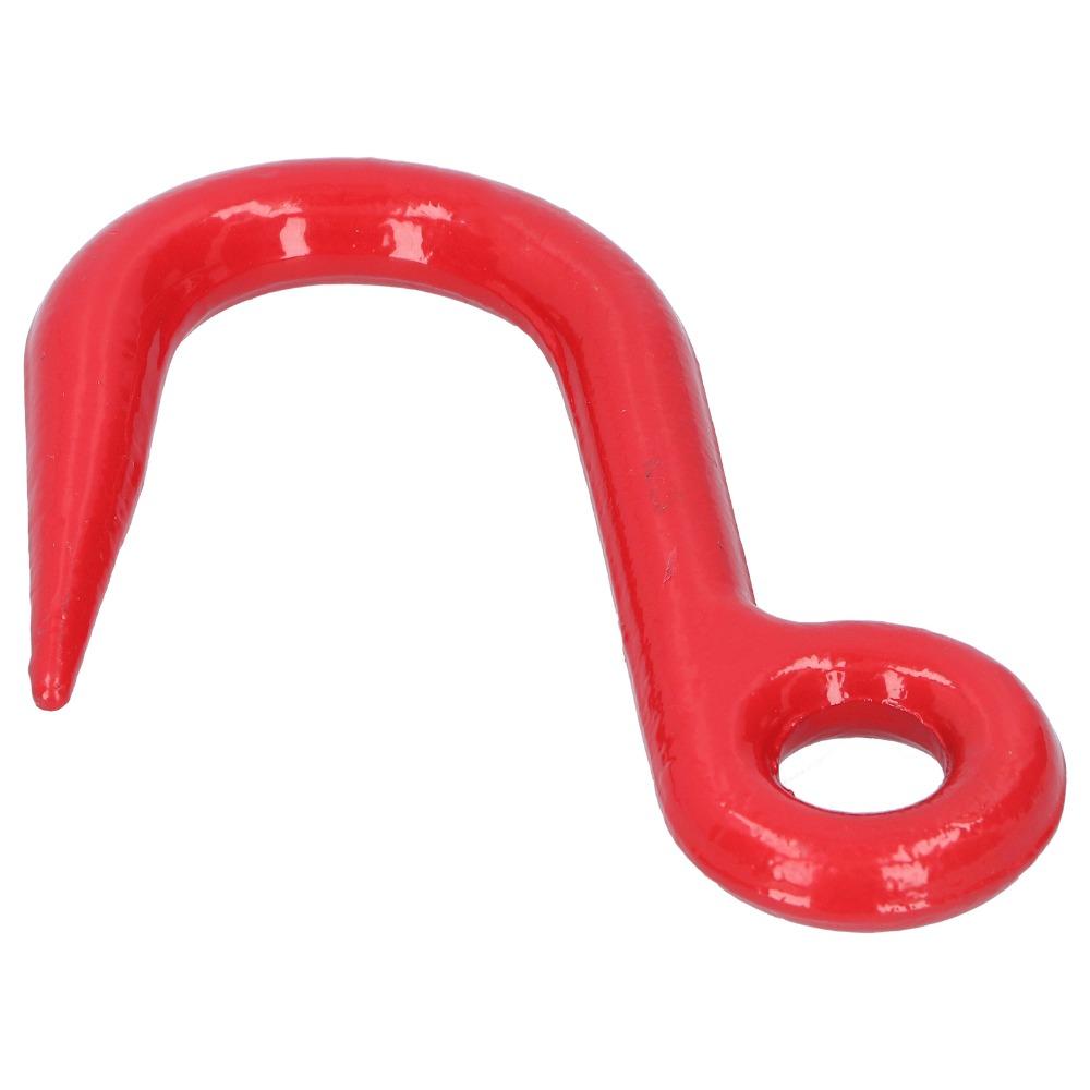 Durable Alloy Steel Safety Hook Red Eye Hook Crane Hook 1T Capacity Alloy Steel Hook Industrial Use