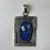 Natural Opal Pendant 925 Sterling Silver 41.4 ct Aurora Oval October Birthstone for Gem Collections
