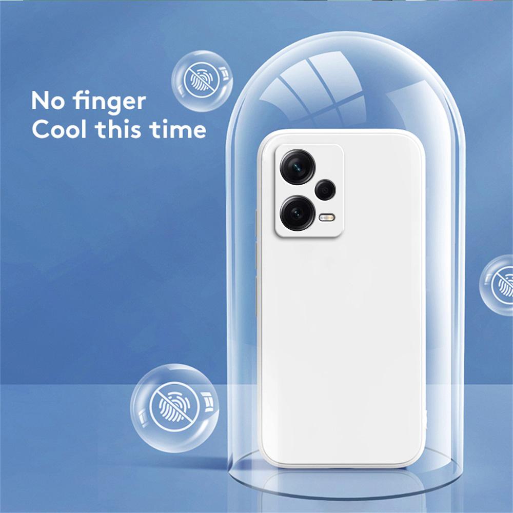 Square Matte Silicone Case for Xiaomi Redmi Note 12 5G Note 12 Pro+ Soft Fundas Redmi Note12 Pro Plus 5G Matte Basic Cover Cases