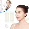 4 шт. невидимая лента для подтяжки шеи с 20 шт. пластырей, водонепроницаемая эластичная лента для удаления морщин на шее, клейкие наклейки, лента для подтяжки лица