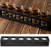 Black Wine Glass Rack 6 Holes Cup Storage Organizer Reusable Cup Holders Stand  Restaurant