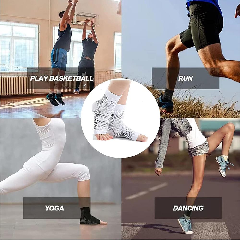 2 пары носков от фасциита для женщин и мужчин для облегчения боли в своде стопы и пятке